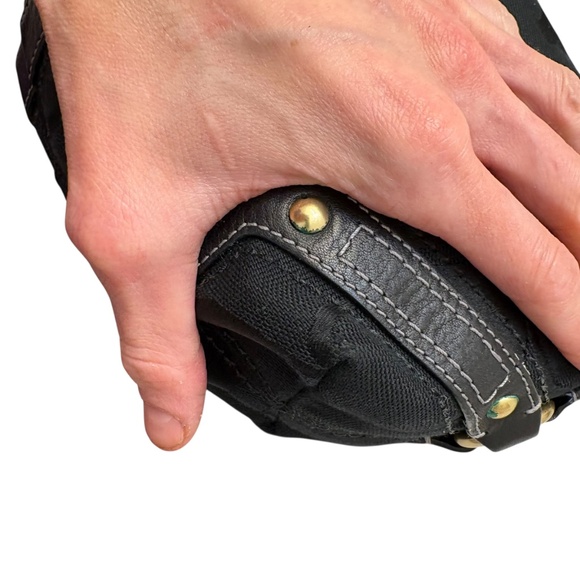 Coach signature black vintage Y2K mini Carly hobo bag - Picture 8 of 10